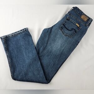 Levi Strauss Signature Mid Rise Boot Cut Womens 10 Medium Jeans Blue Stretch